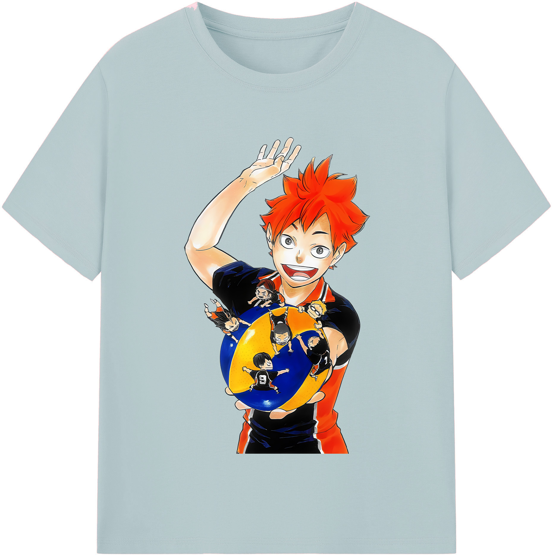 （画像用） ハイキュー!! Haikyu!! 綿100％半袖Tシャツ（フロントプリント）